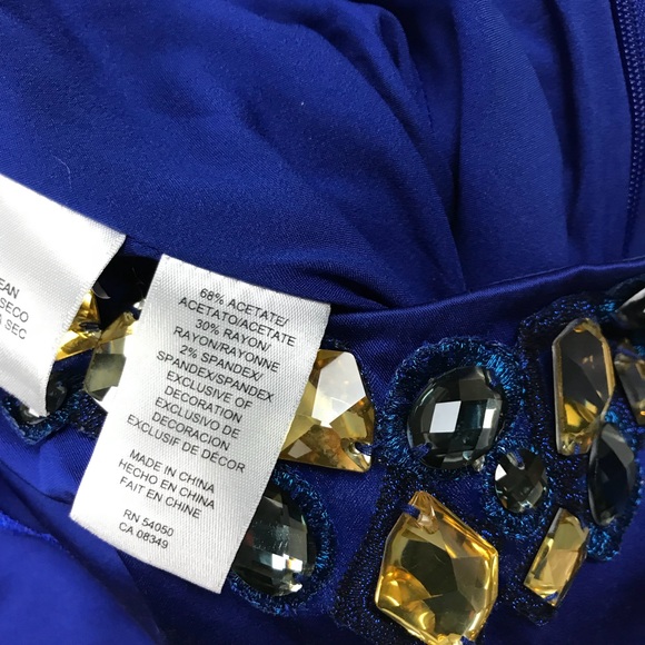 Nine West jeweled collar dress sz 4 - Picture 7 of 8